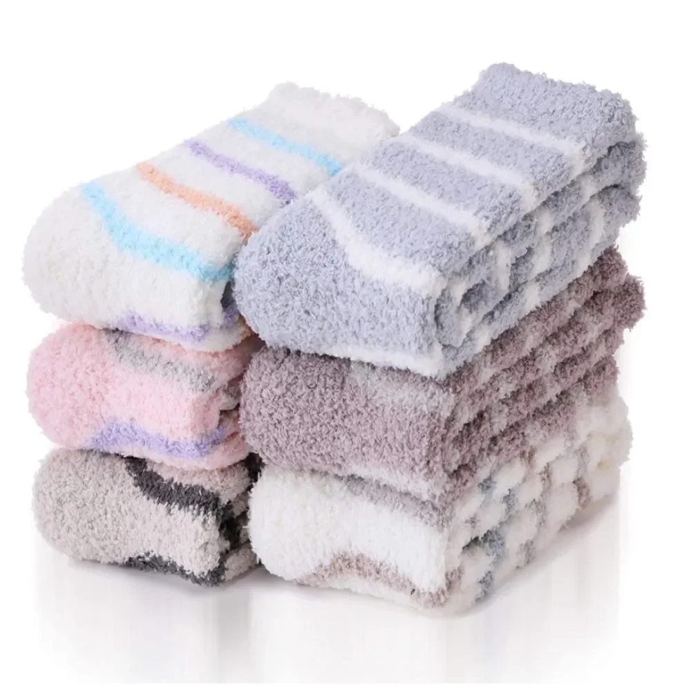 Fuzzy winter socks
